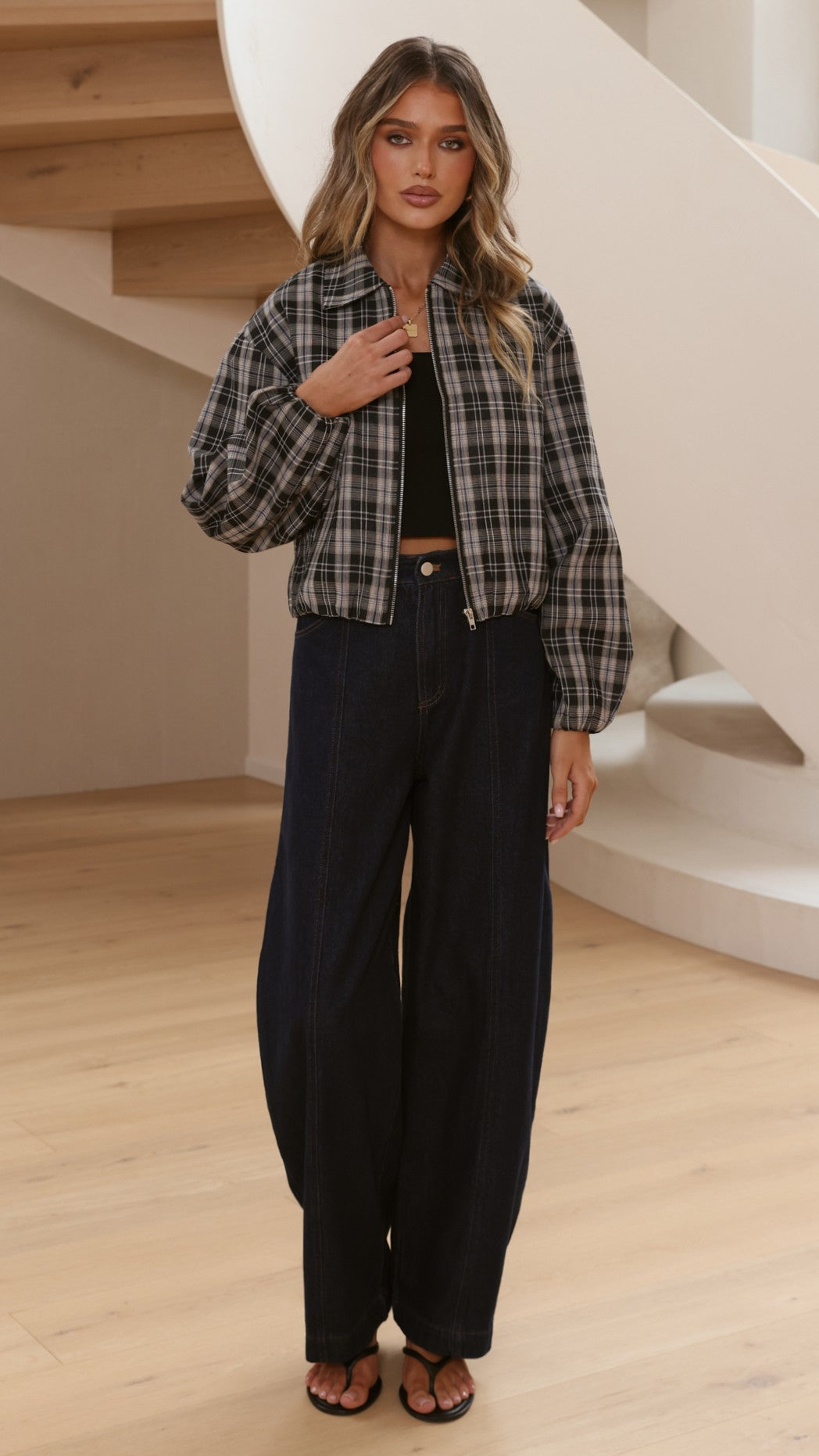 Georgie Barrel Jeans - Indigo - Billy J