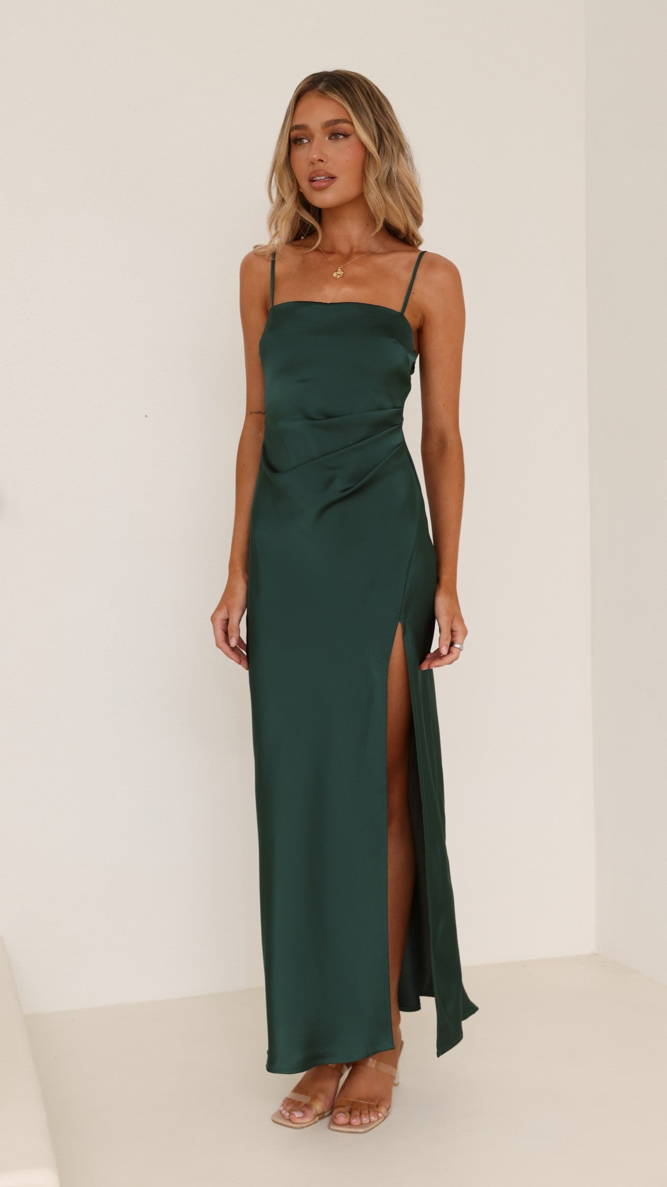 Ilana Maxi Dress - Emerald - Billy J