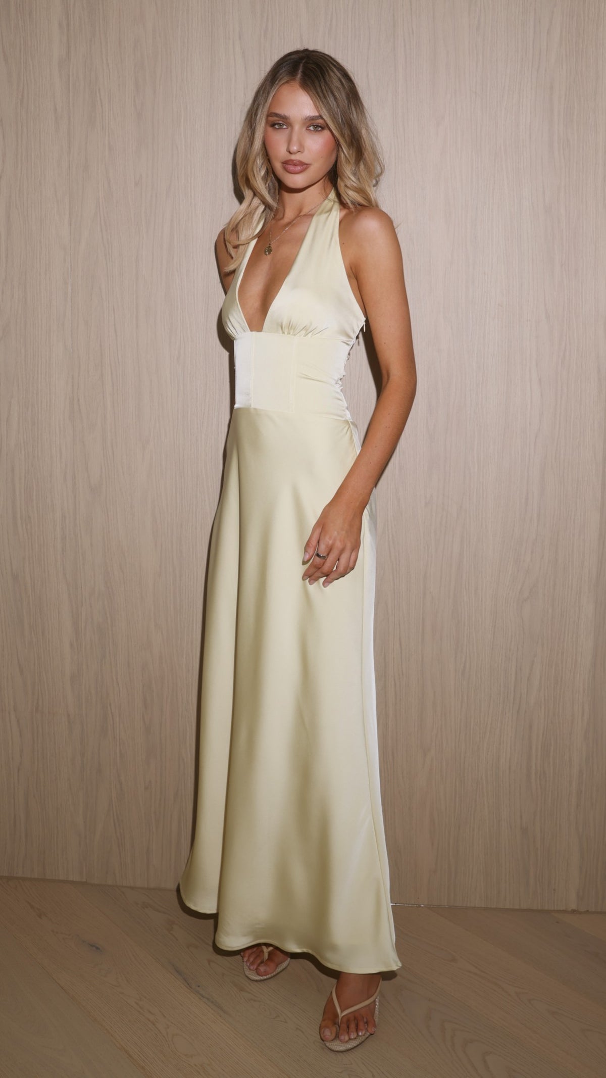 Odessa Maxi Dress - Yellow - Billy J