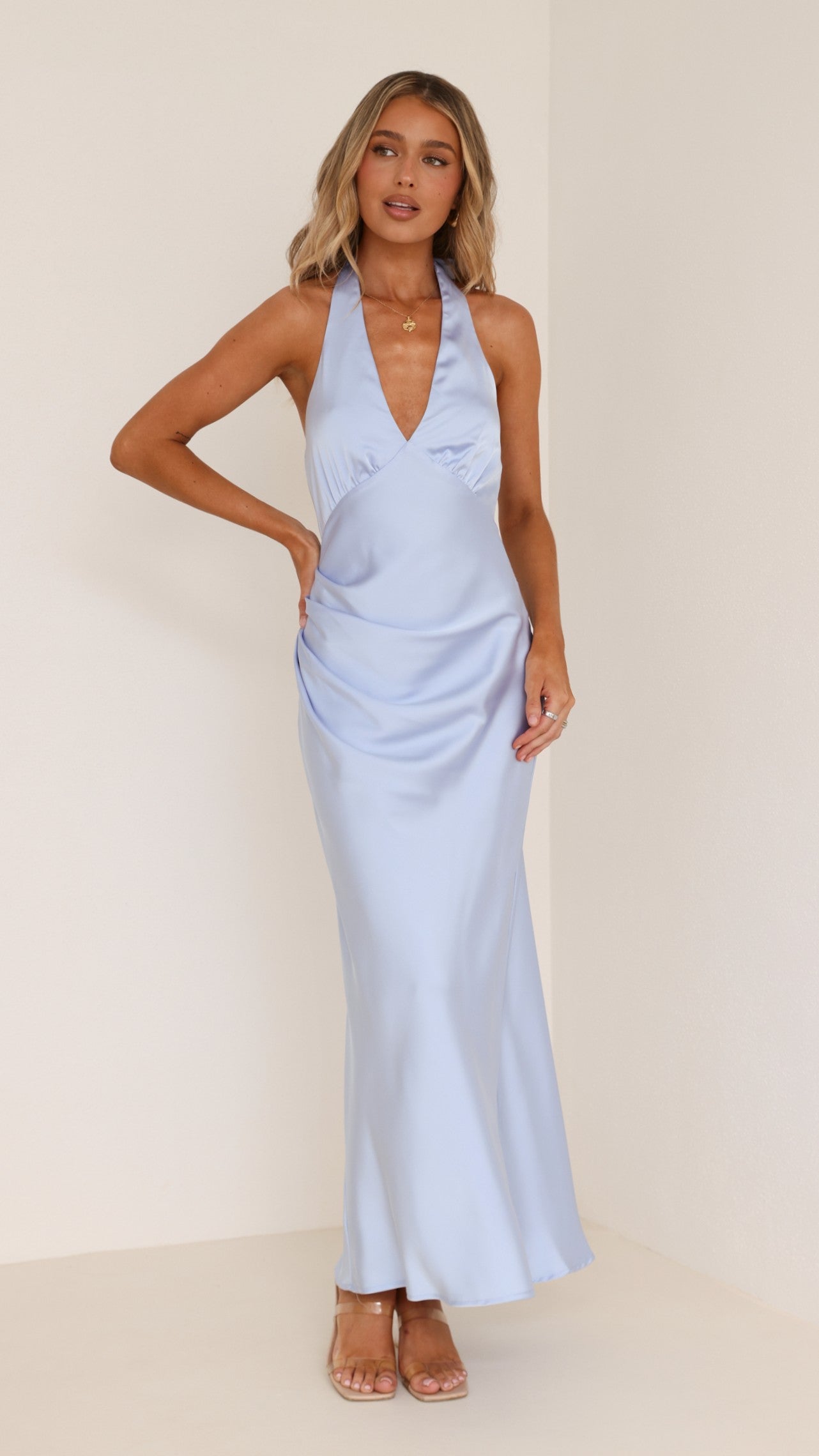 Sylvie Maxi Dress - Blue Bell - Billy J