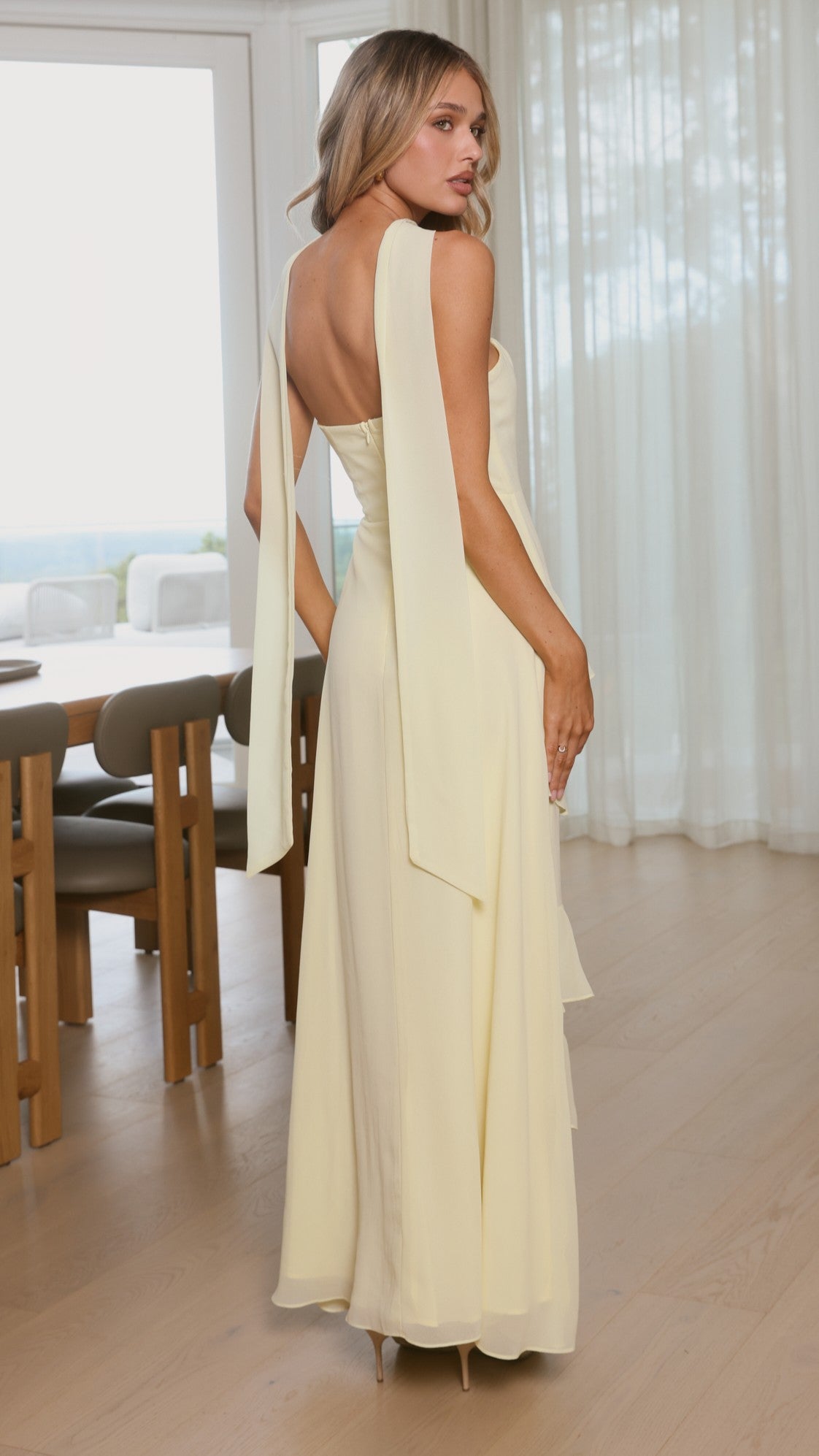 Flora Maxi Dress - Yellow - Billy J