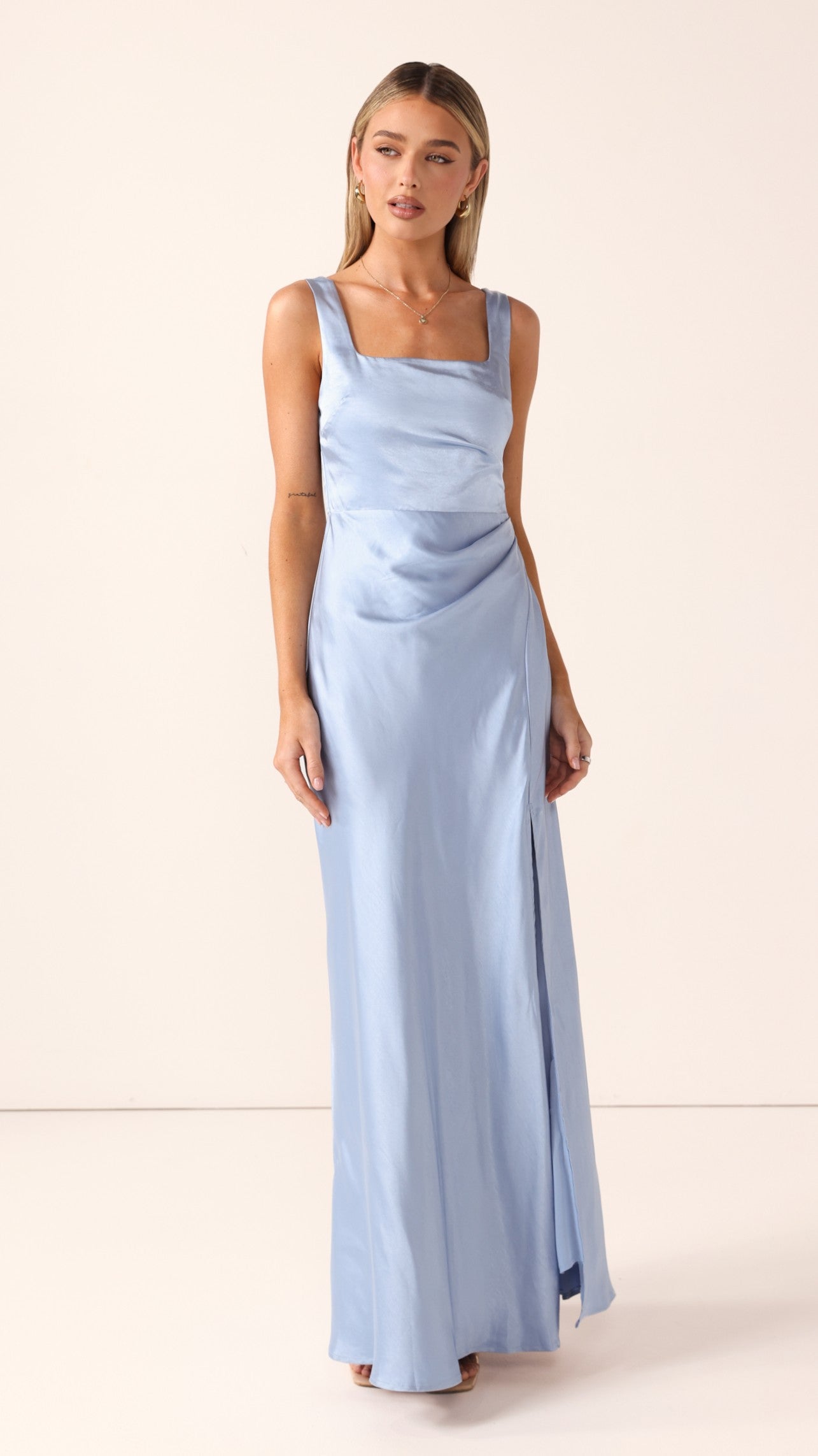 Alaria Maxi Dress - Blue - Billy J