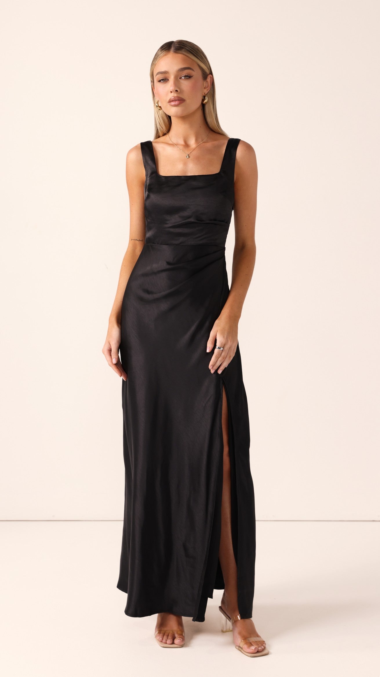 Alaria Maxi Dress - Black - Billy J