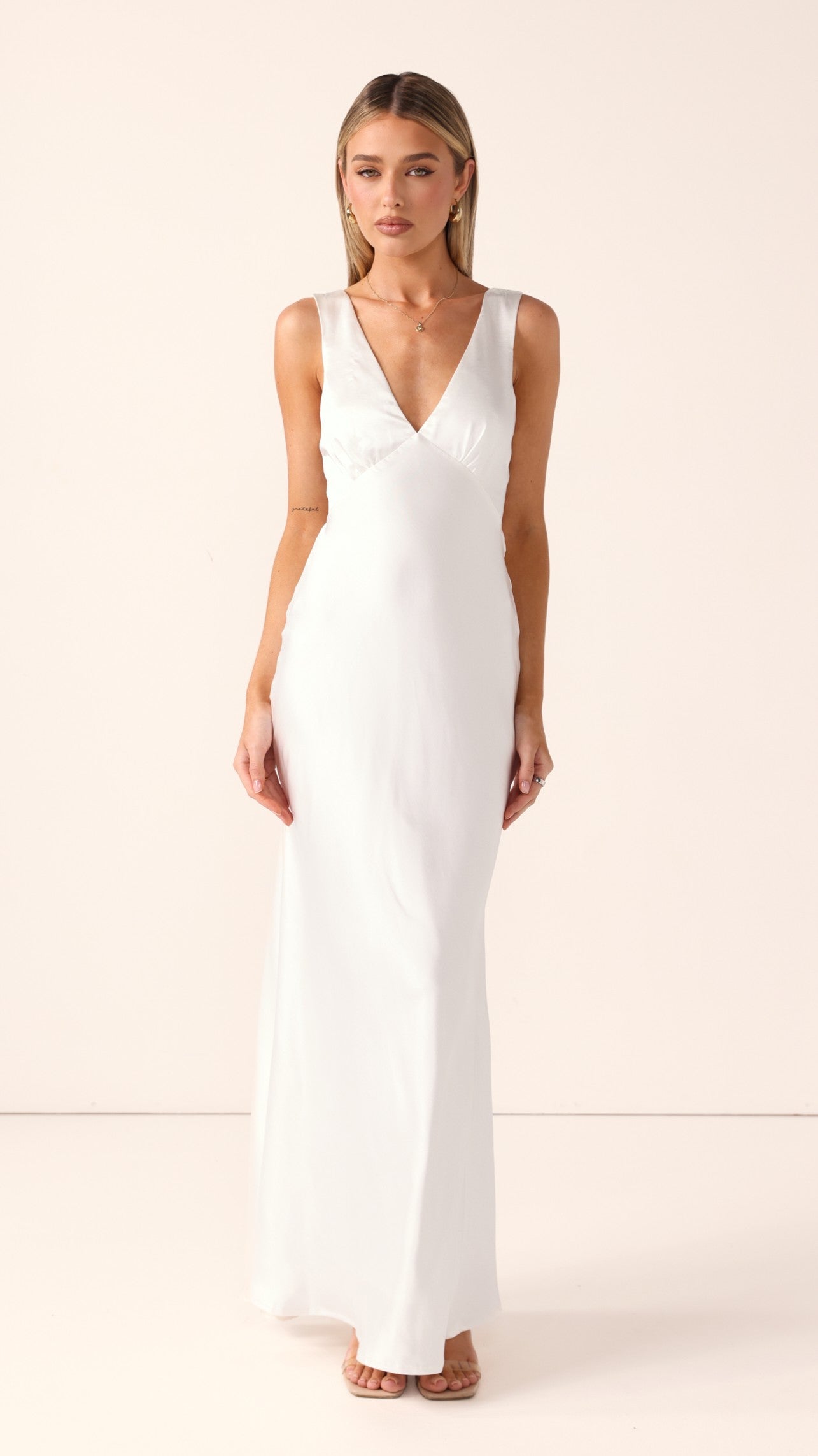 Sofia Maxi Dress - Ivory - Billy J