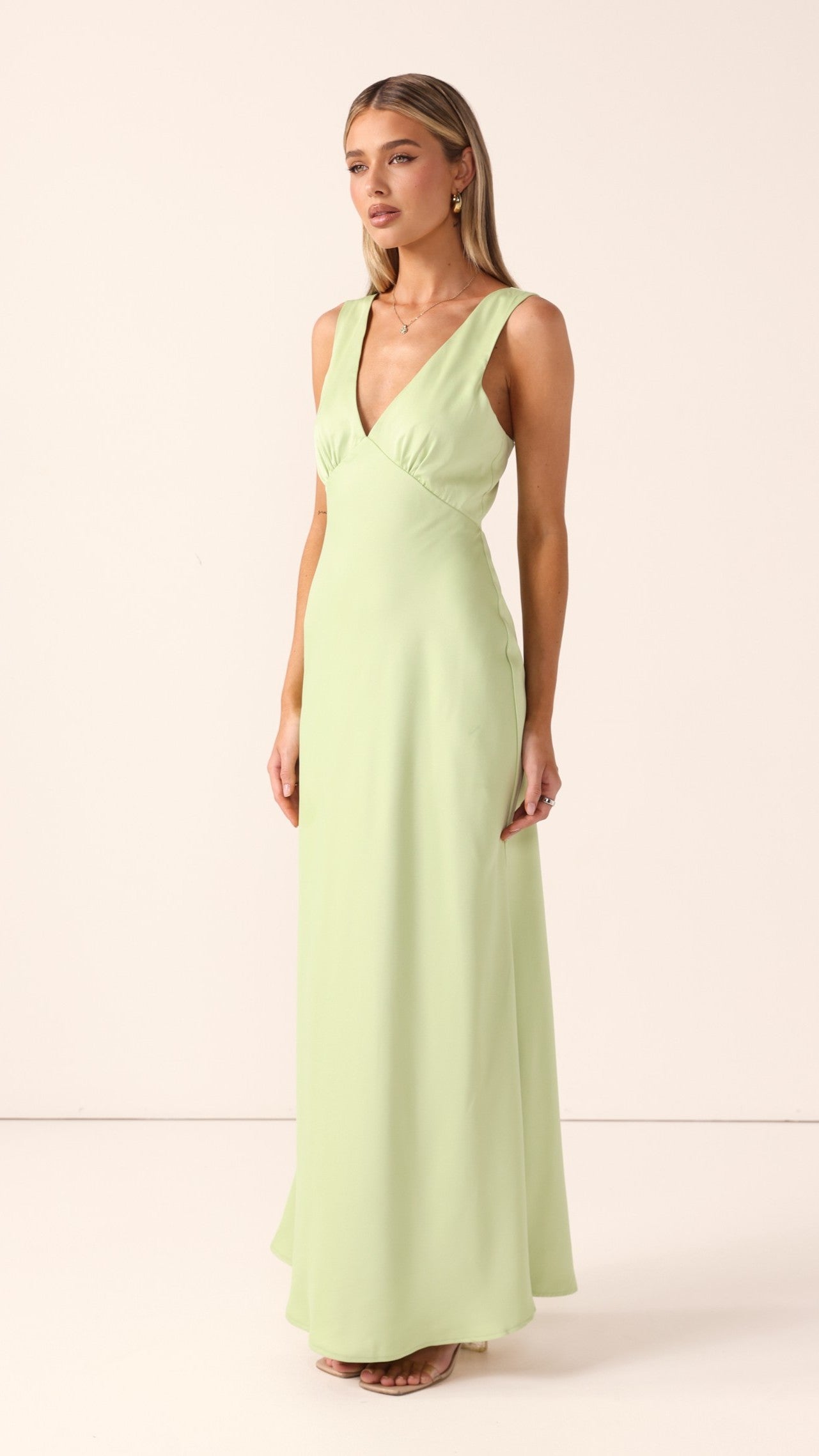 Sofia Maxi Dress - Key Lime - Billy J