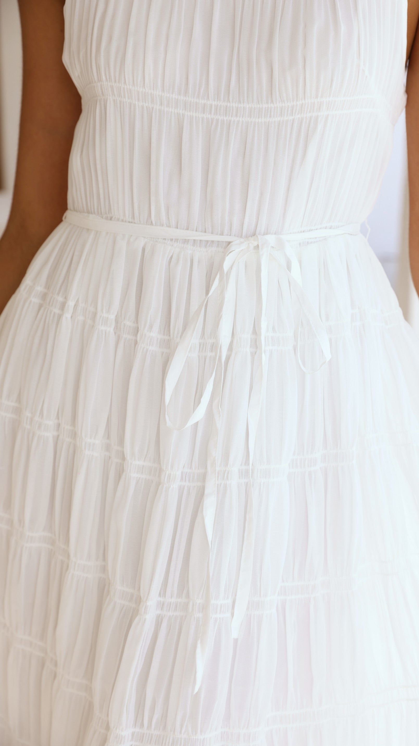 Lassie Maxi Dress - White - Billy J