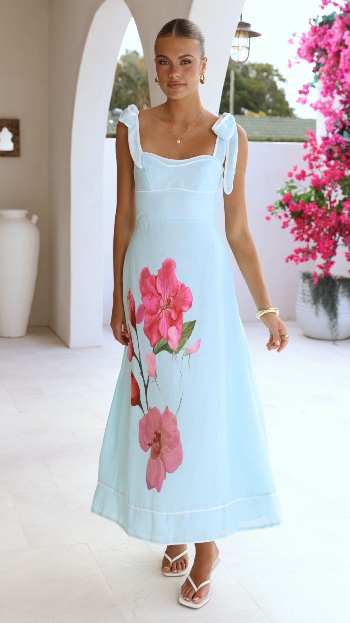 正規品【新品未使用】Bibiy. BEVERLY DRESS 花柄 Beverly Maxi Dress