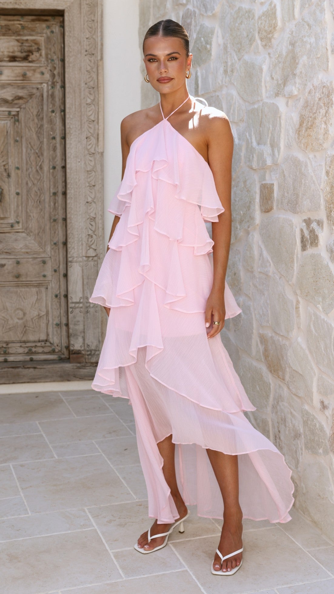 Soho Maxi Dress - Pink - Billy J