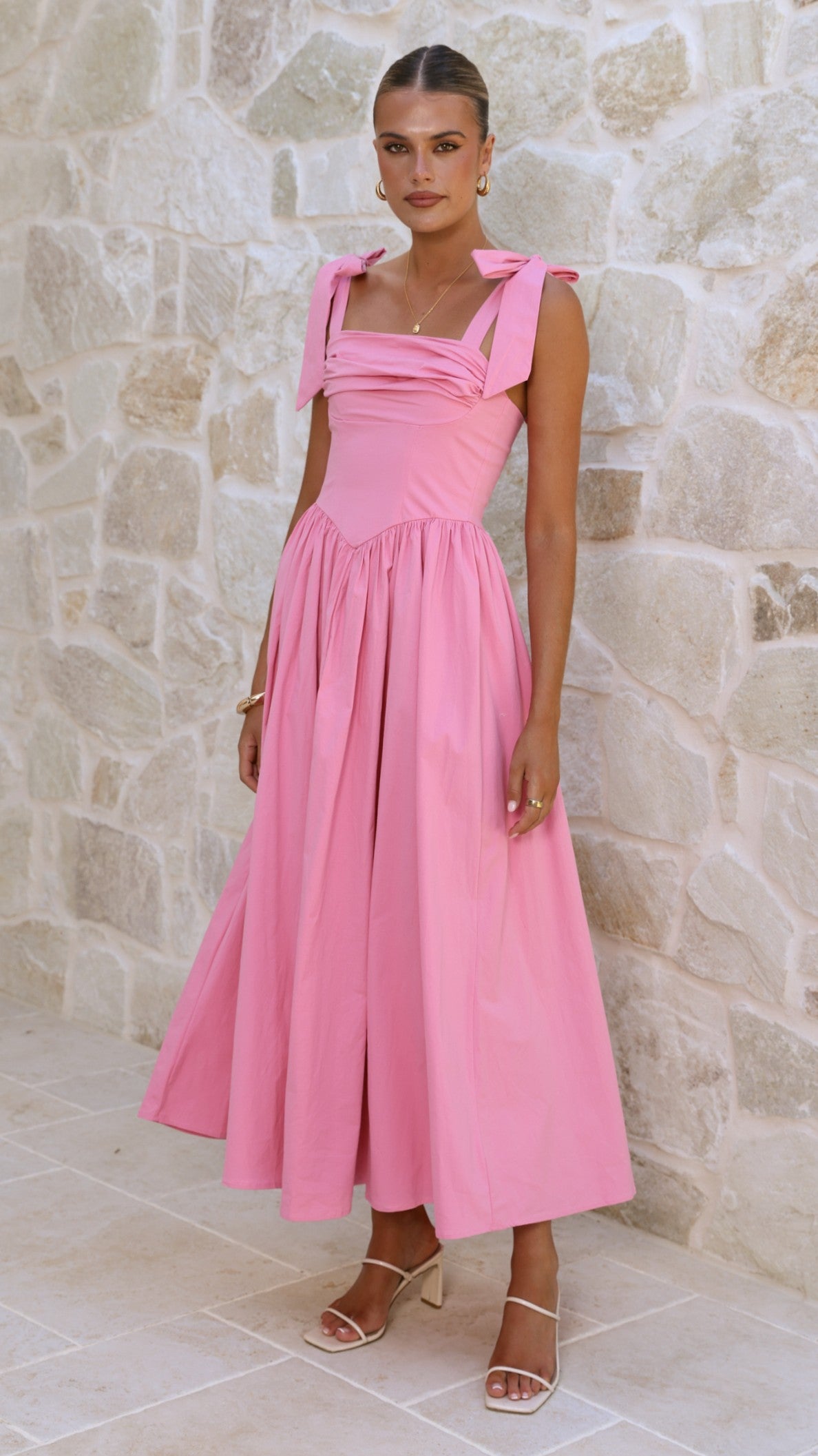 Haisley Maxi Dress - Pink - Billy J