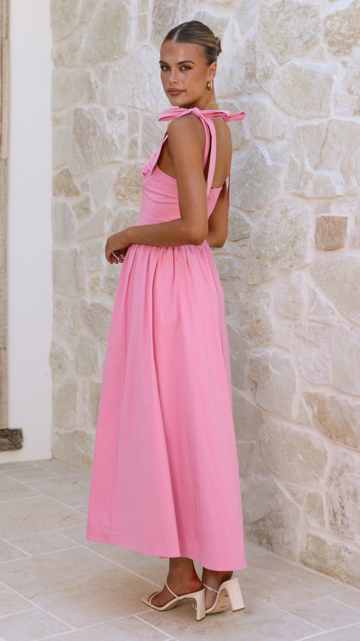 Haisley Maxi Dress - Pink - Billy J