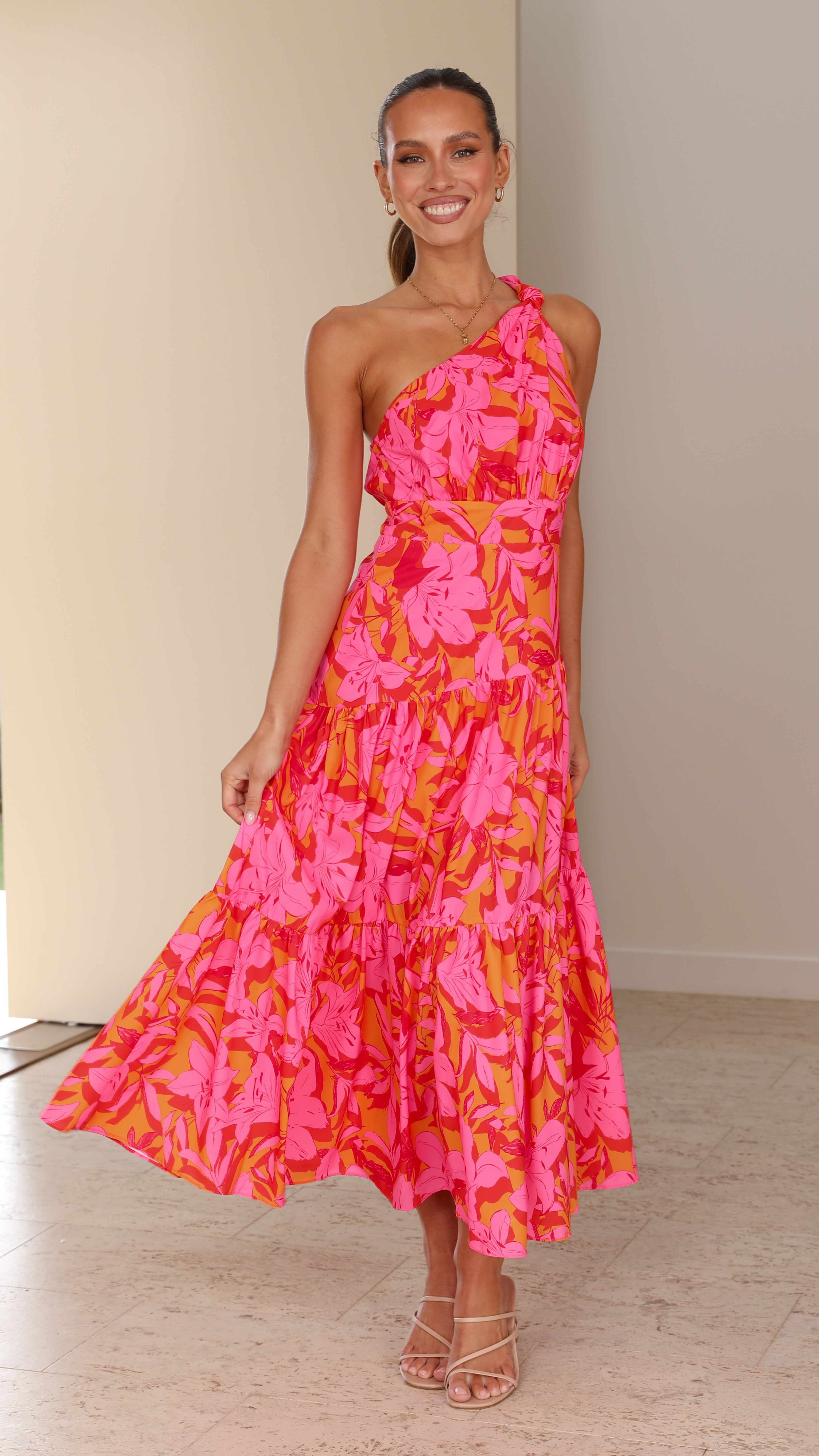 Jayma Maxi Dress - Pink/Orange