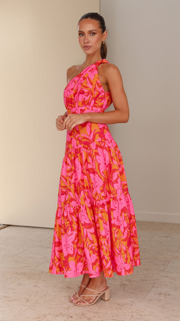 Jayma Maxi Dress - Pink/Orange