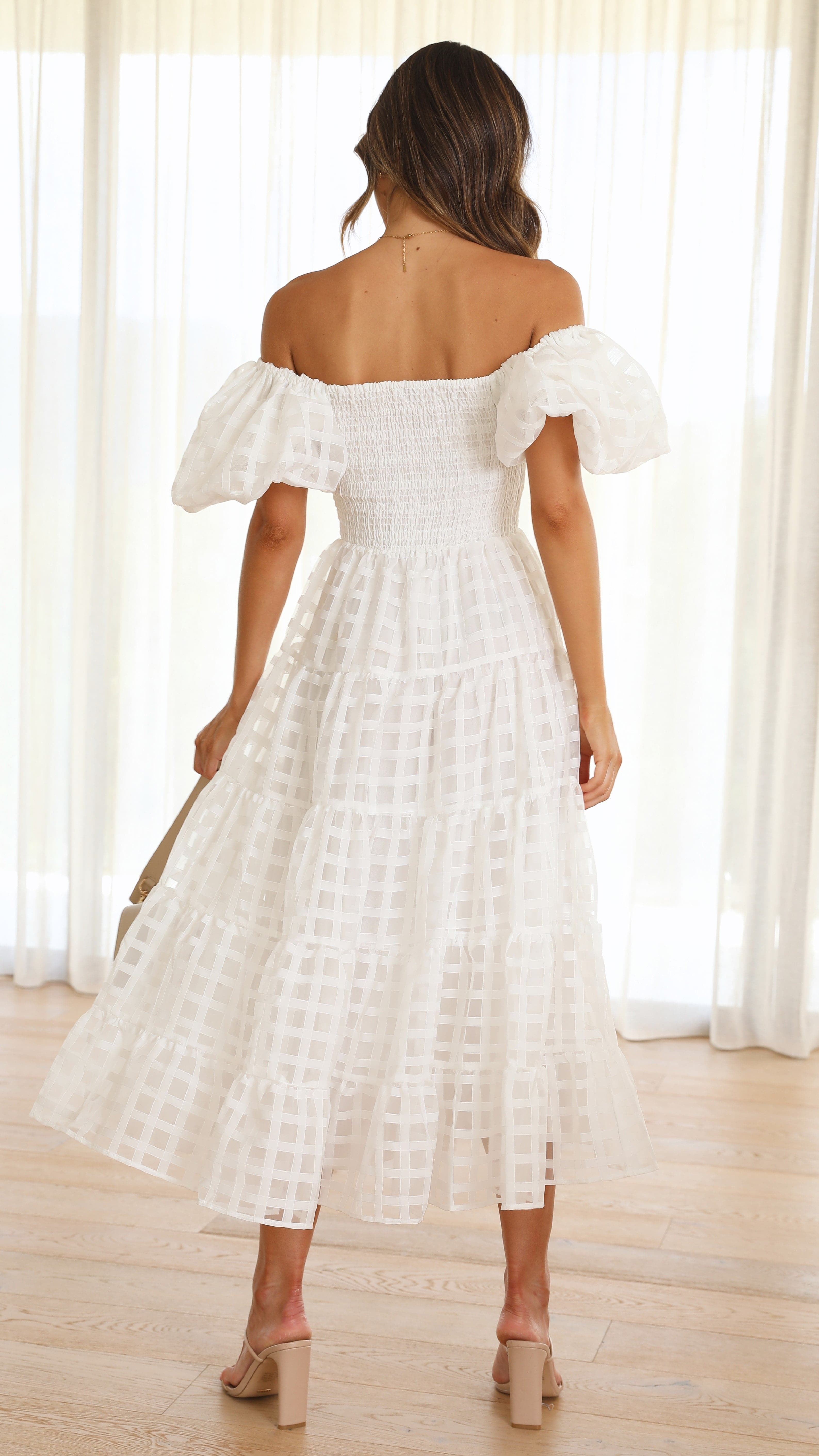 Deemi Maxi Dress - White