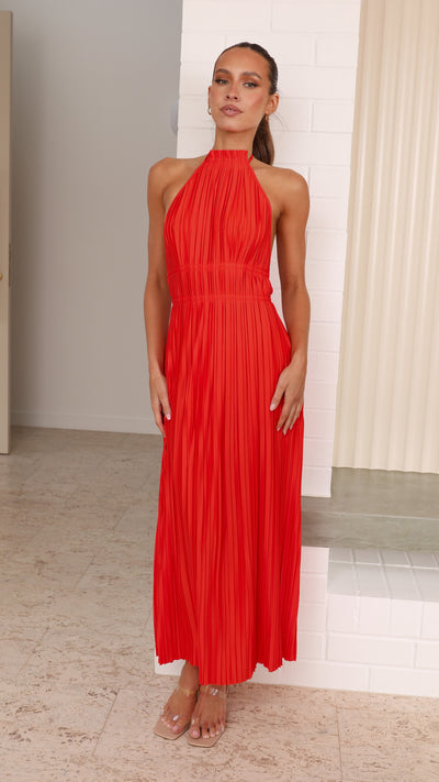 Load image into Gallery viewer, Frances Maxi Dress - Blood Orange
