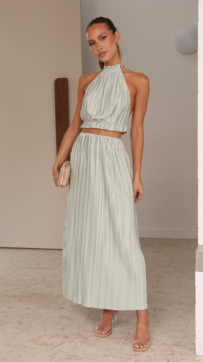 Load image into Gallery viewer, Frances Maxi Skirt - Sage
