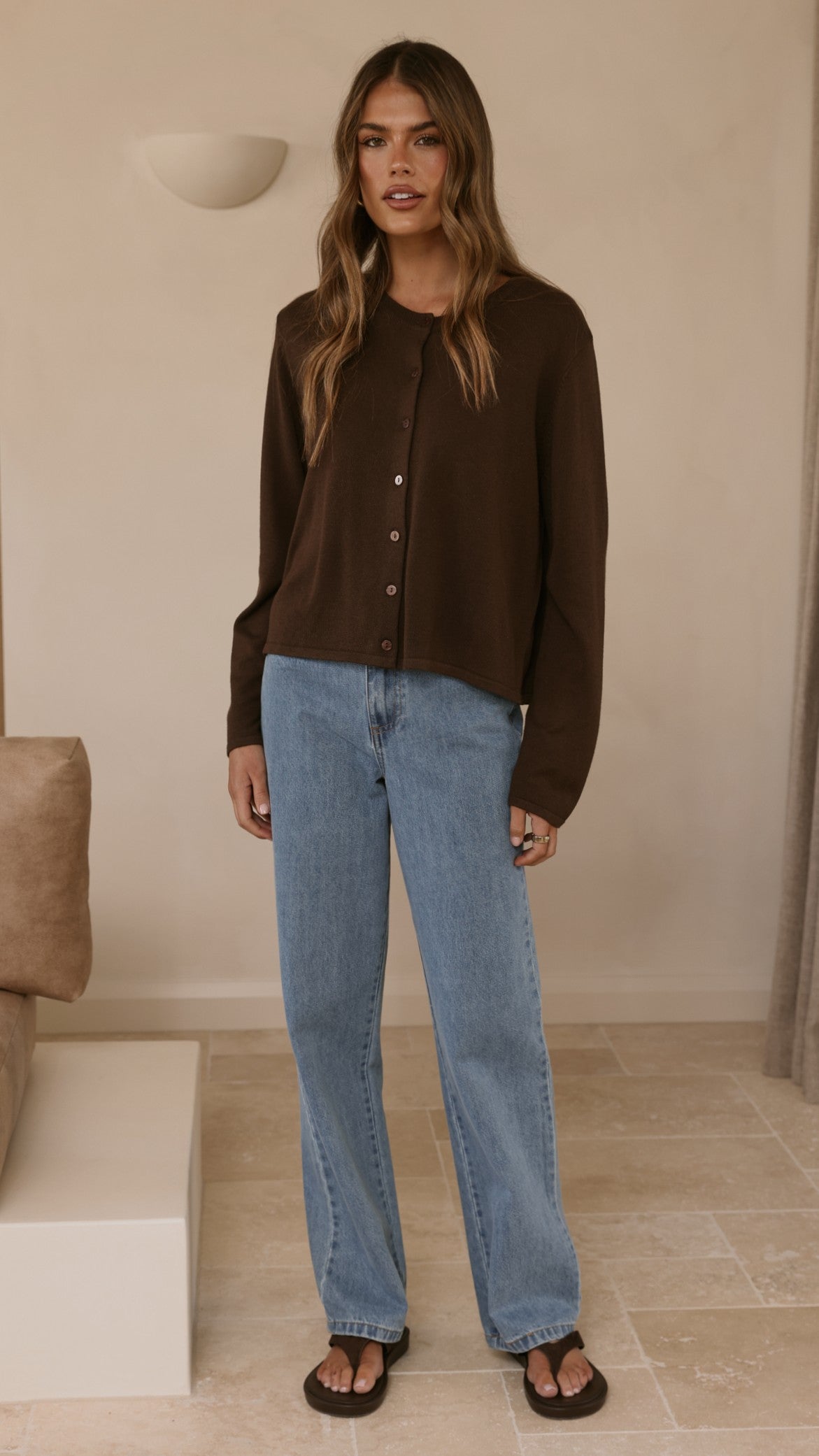 Lydia Cardigan - Chocolate - Billy J