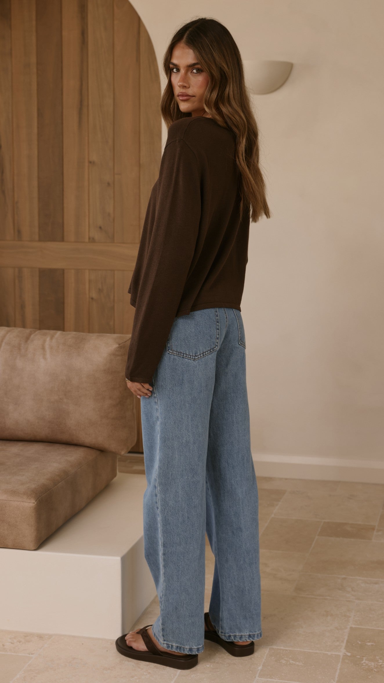 Lydia Cardigan - Chocolate - Billy J