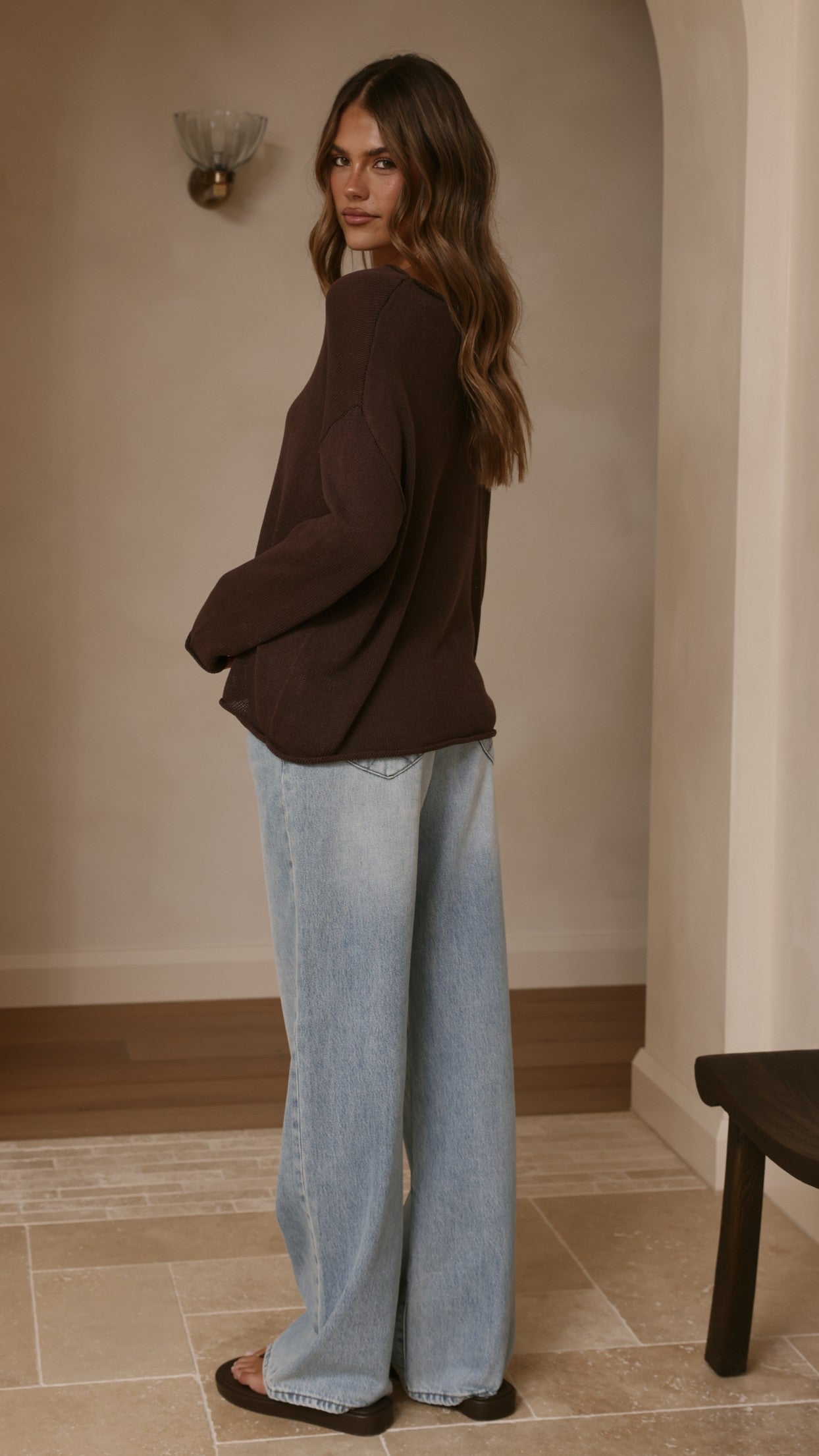 Lakoa Knit Top - Chocolate - Billy J