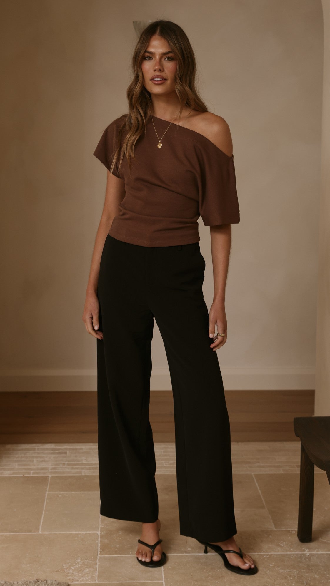 MVN Ady Wide Leg Pants - Black - Billy J