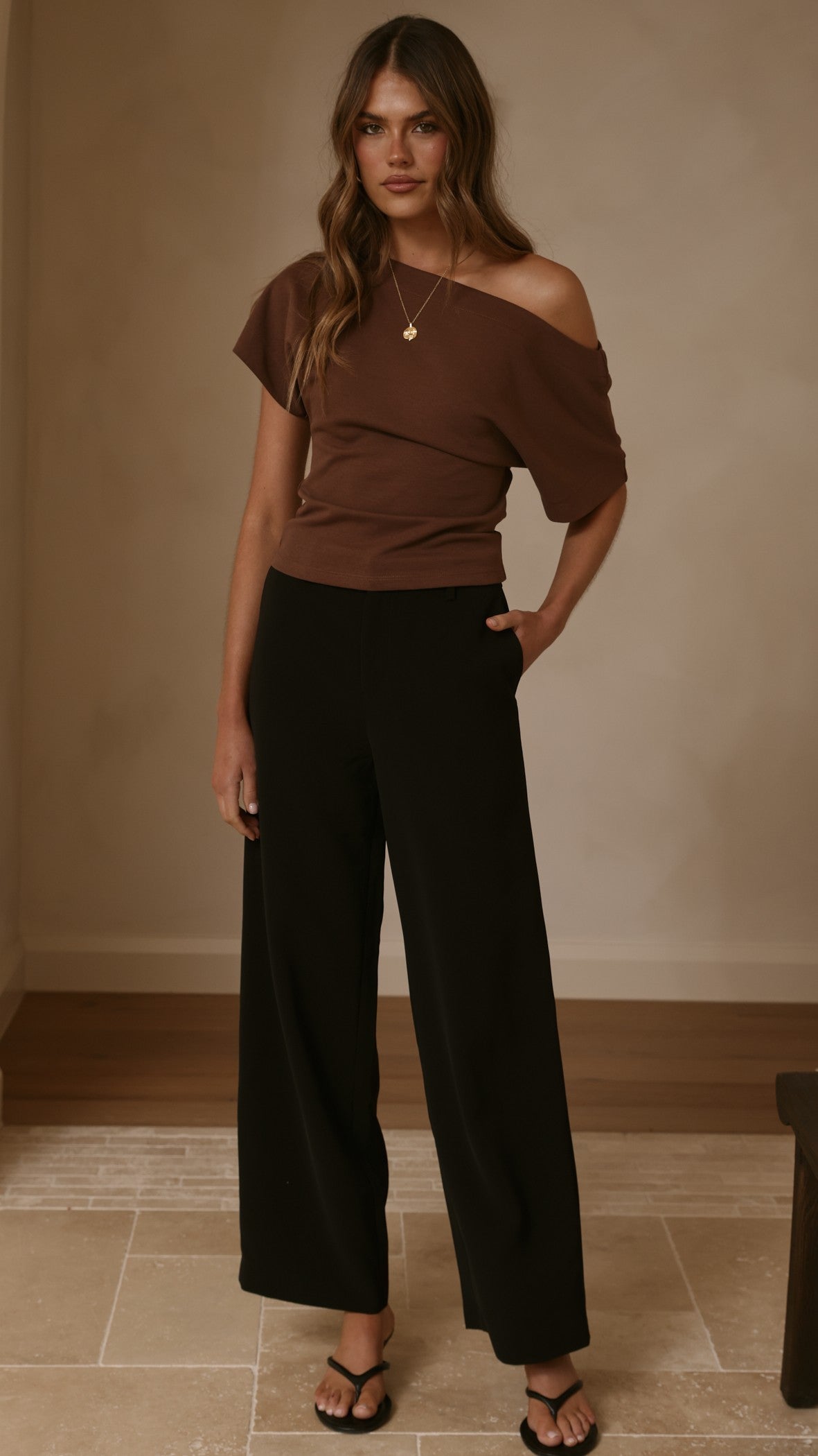 MVN Ady Wide Leg Pants - Black - Billy J