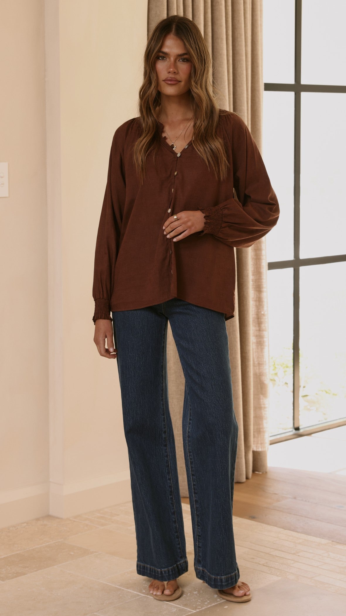 Solana Top - Brown - Billy J