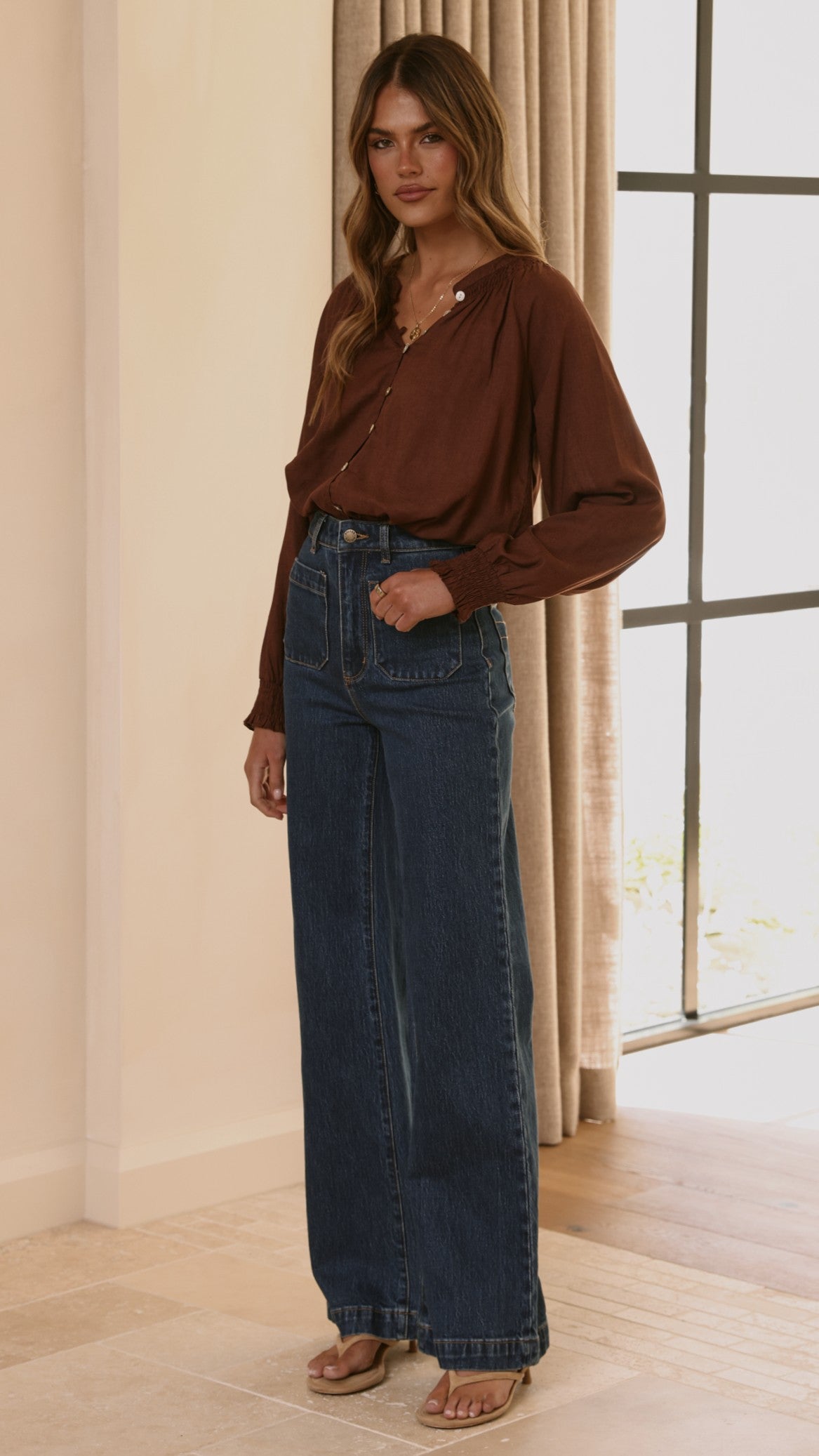 Solana Top - Brown - Billy J