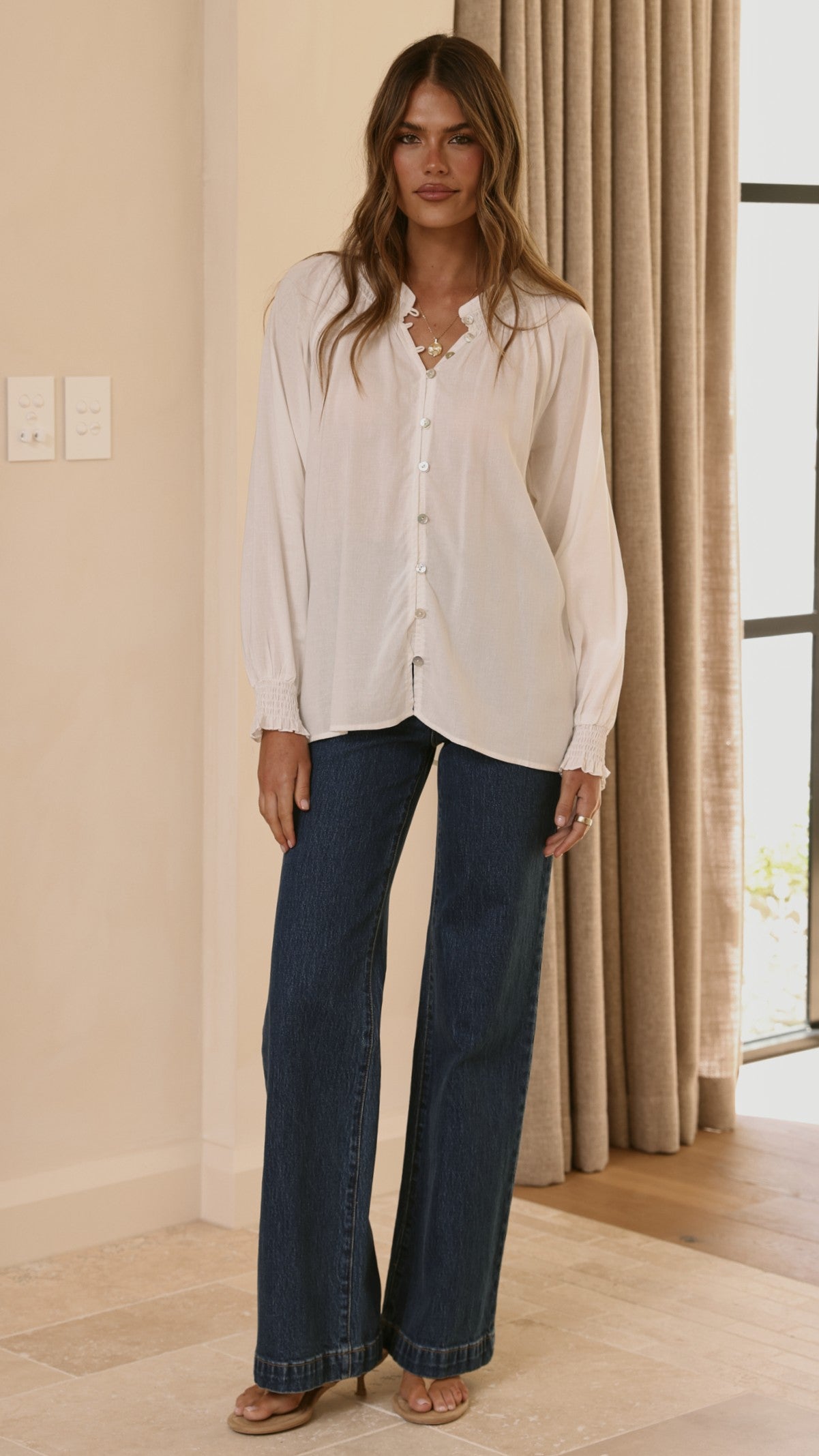 Solana Top - White - Billy J