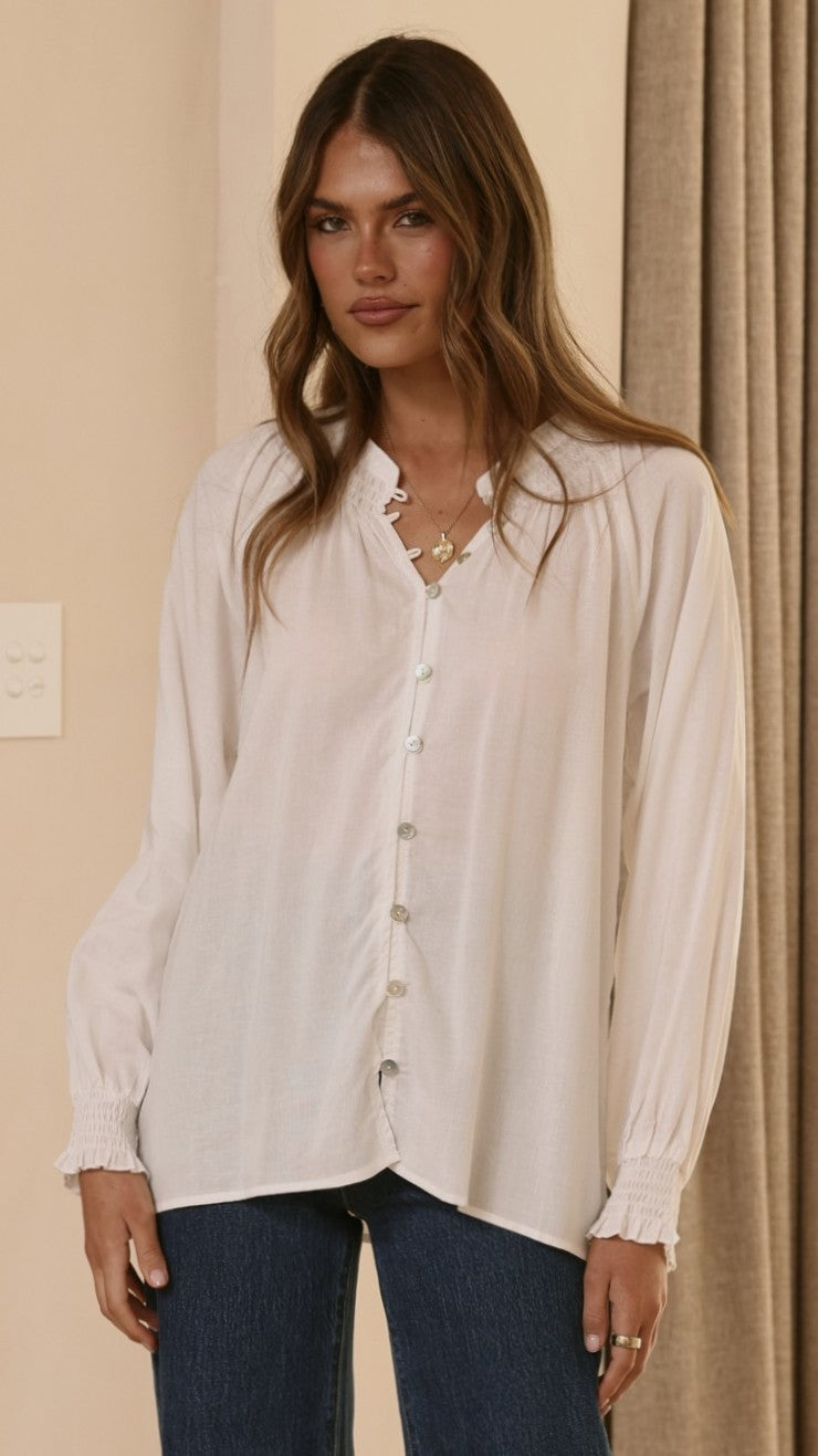 Solana Top - White - Billy J