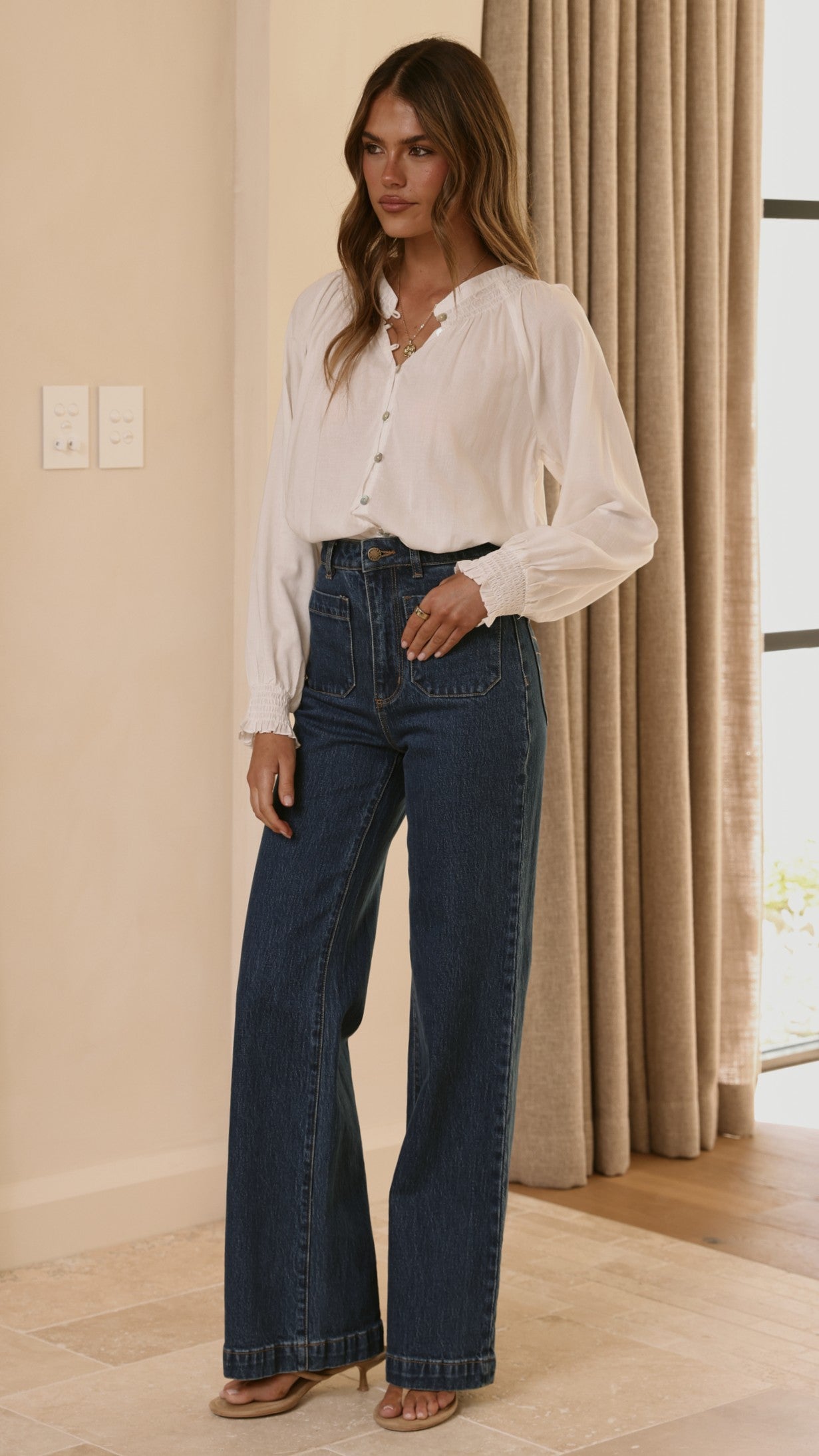 Solana Top - White - Billy J