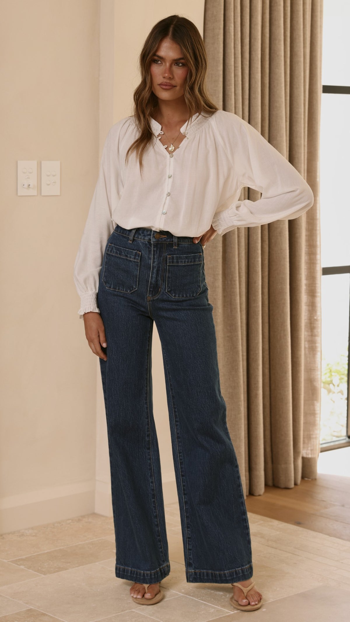 Solana Top - White - Billy J