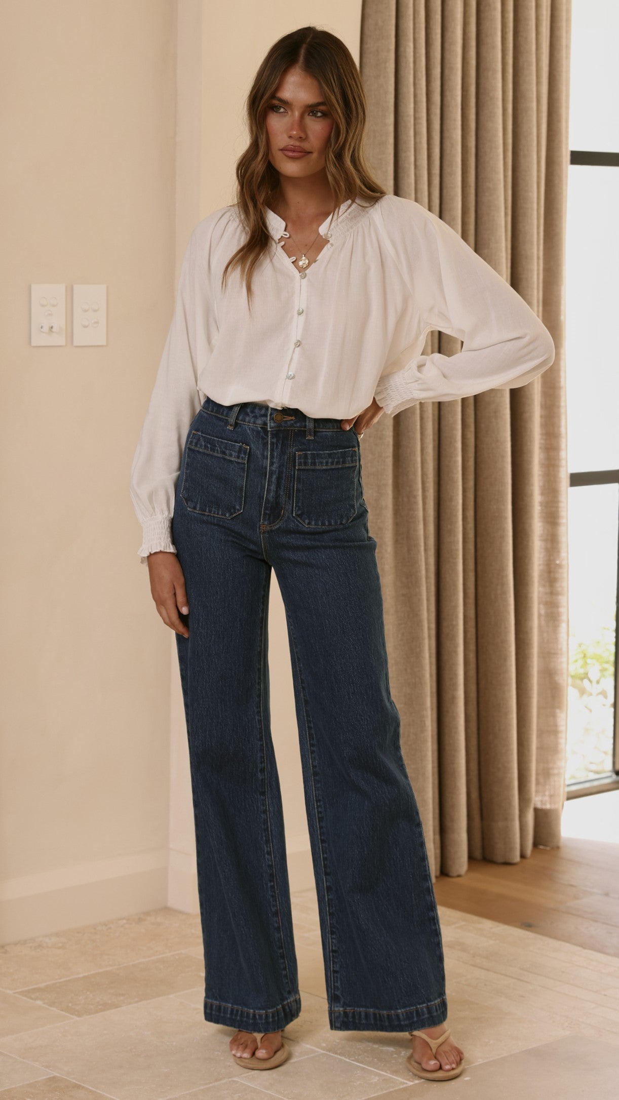 Solana Top - White - Billy J