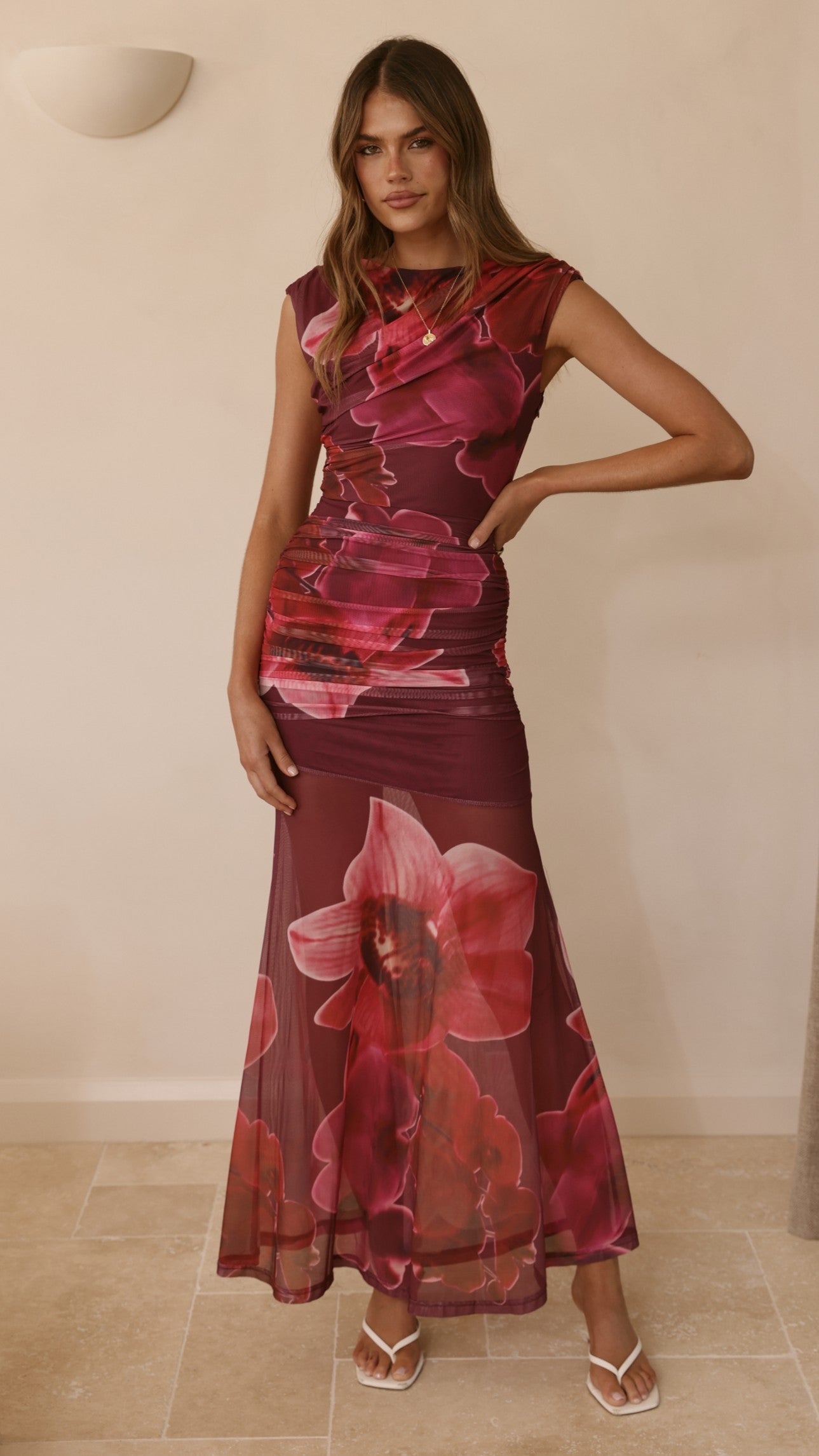 Delara Maxi Dress - Fuchsia - Billy J