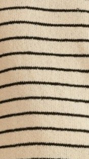 Kady Knit Top - Cream/Black Stripe - Billy J