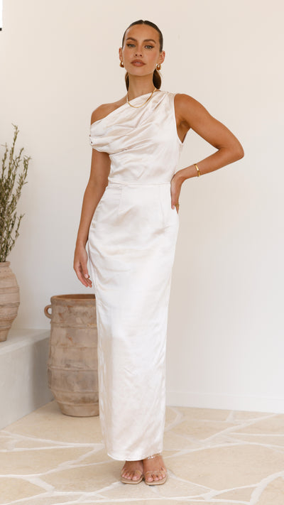 Load image into Gallery viewer, Harlowe Maxi Dress - Champagne - Billy J
