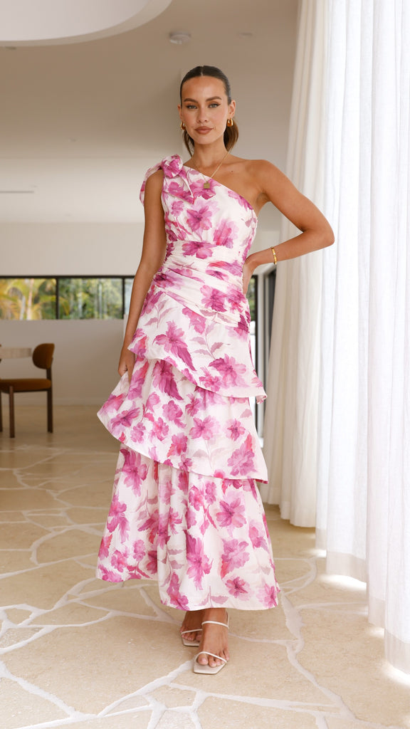 Odilie One Shoulder Maxi Dress Pink Floral Buy Women s Dresses odilie-one-shoulder-maxi-dress-pink-floral-buy-women-s-dresses