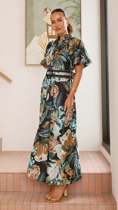 Load image into Gallery viewer, Hedley Maxi Dress - Noir - Billy J
