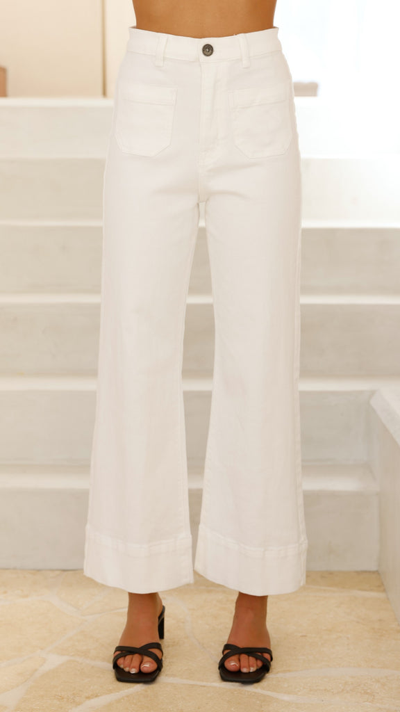 Milan Jeans - White - Billy J