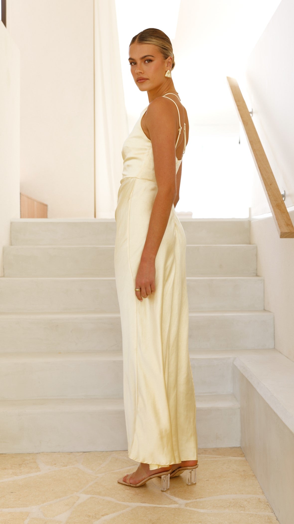 Jenna Maxi Dress - Yellow - Billy J