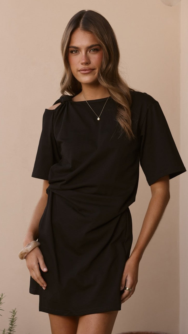 Nula Mini Dress - Black - Billy J