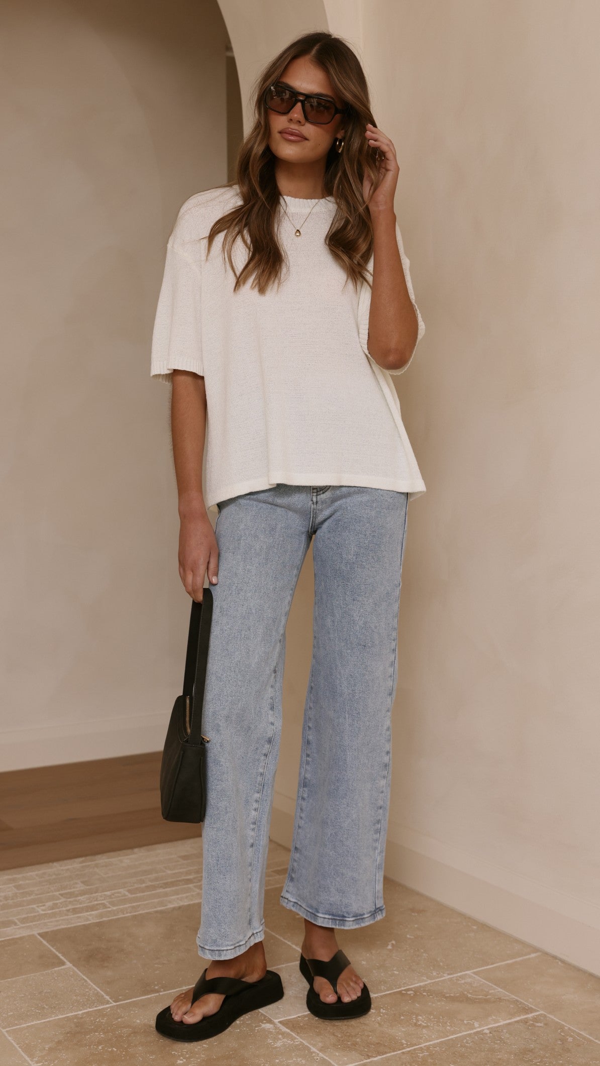 Vinnie Straight Leg Jeans - Light Blue - Billy J