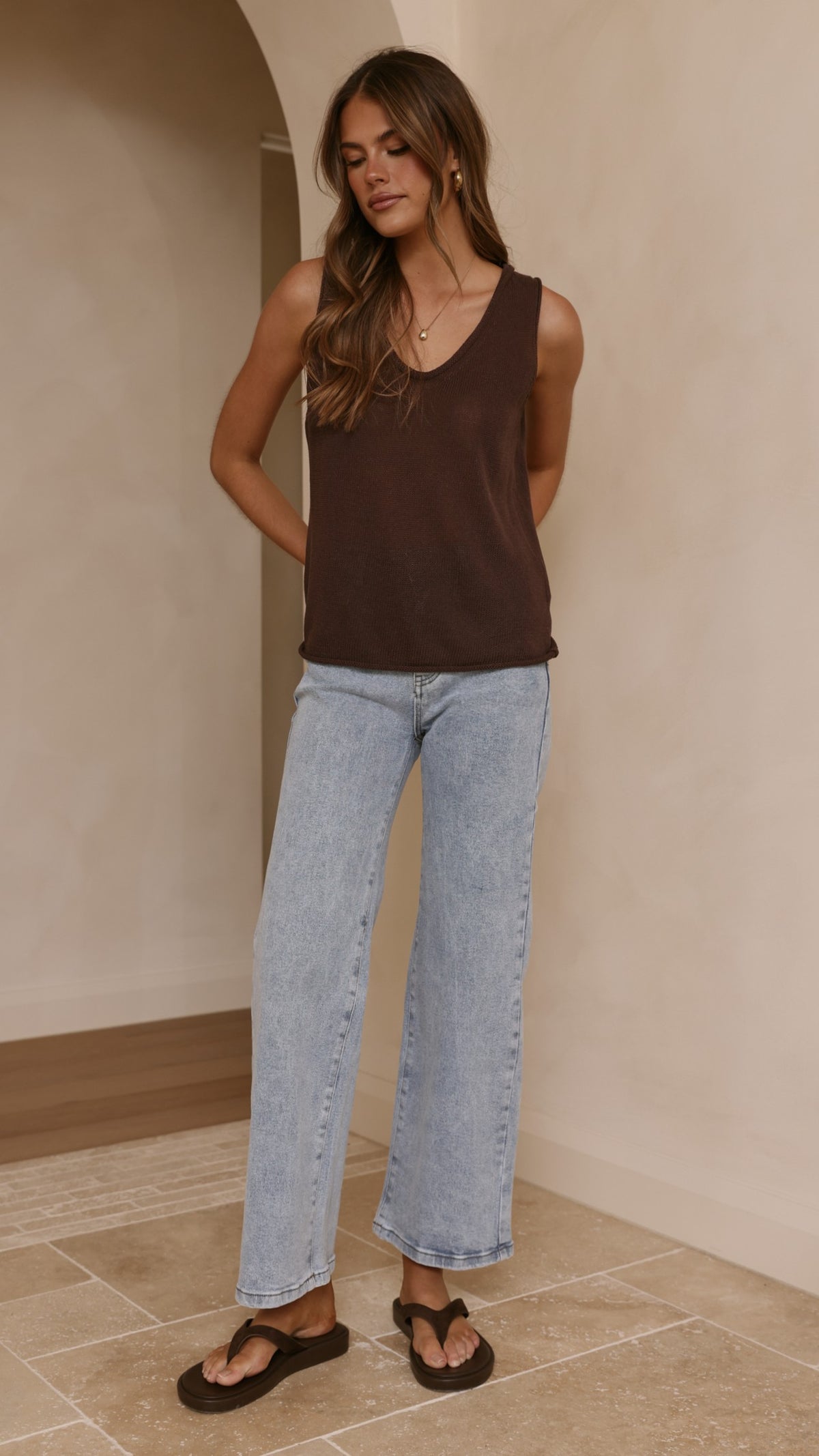 Vinnie Straight Leg Jeans - Light Blue - Billy J