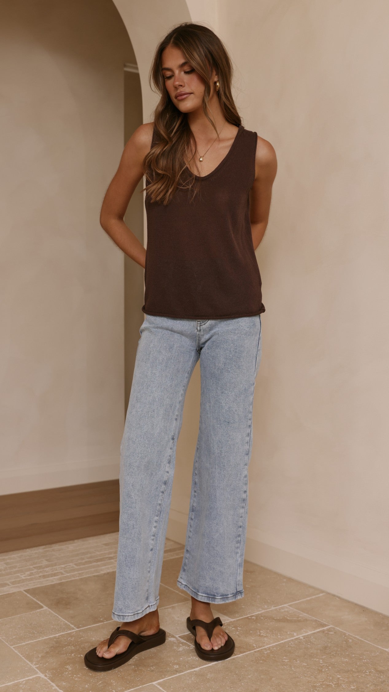 Vinnie Straight Leg Jeans - Light Blue - Billy J