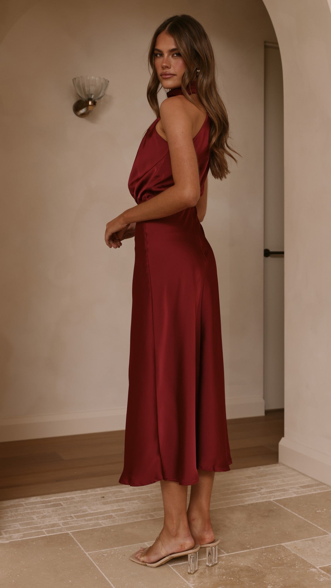 Greta Maxi Dress - Wine - Buy Women's Dresses