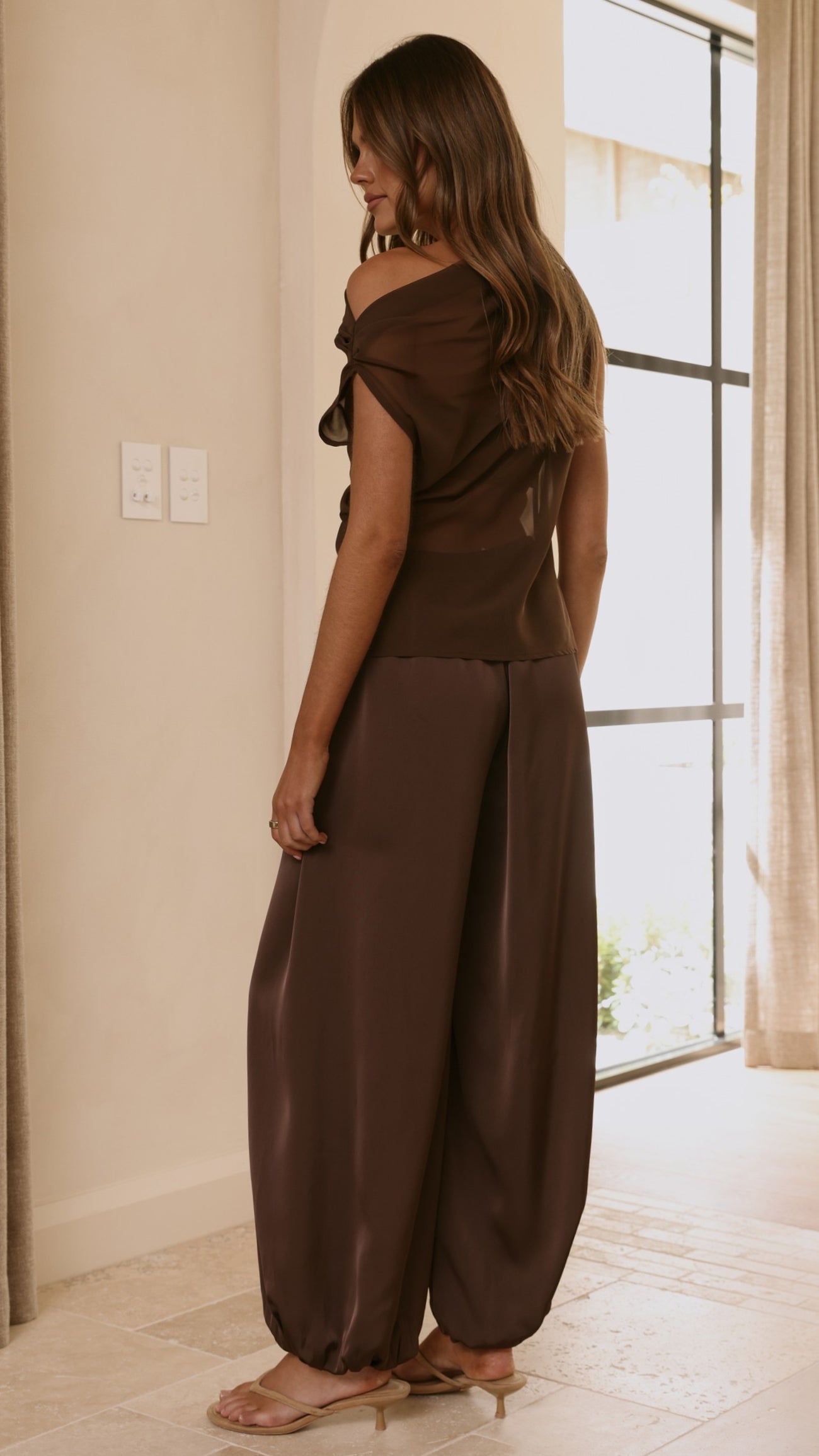 Ariella Pants - Chocolate - Billy J