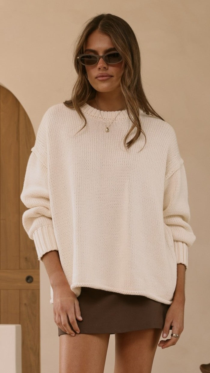 Jase Knit - Beige - Billy J