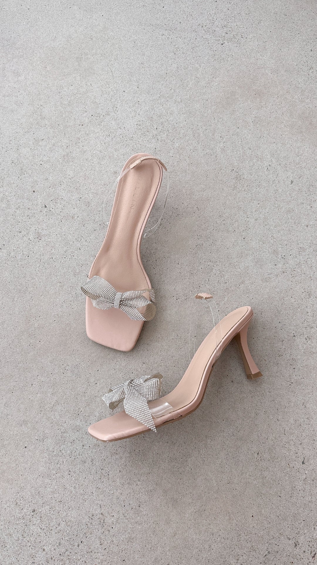 Jasmina Heel - Nude/Clear - Billy J