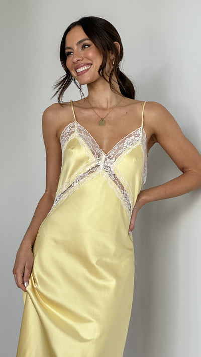 Load image into Gallery viewer, Westley Maxi Dress - Yellow - Billy J
