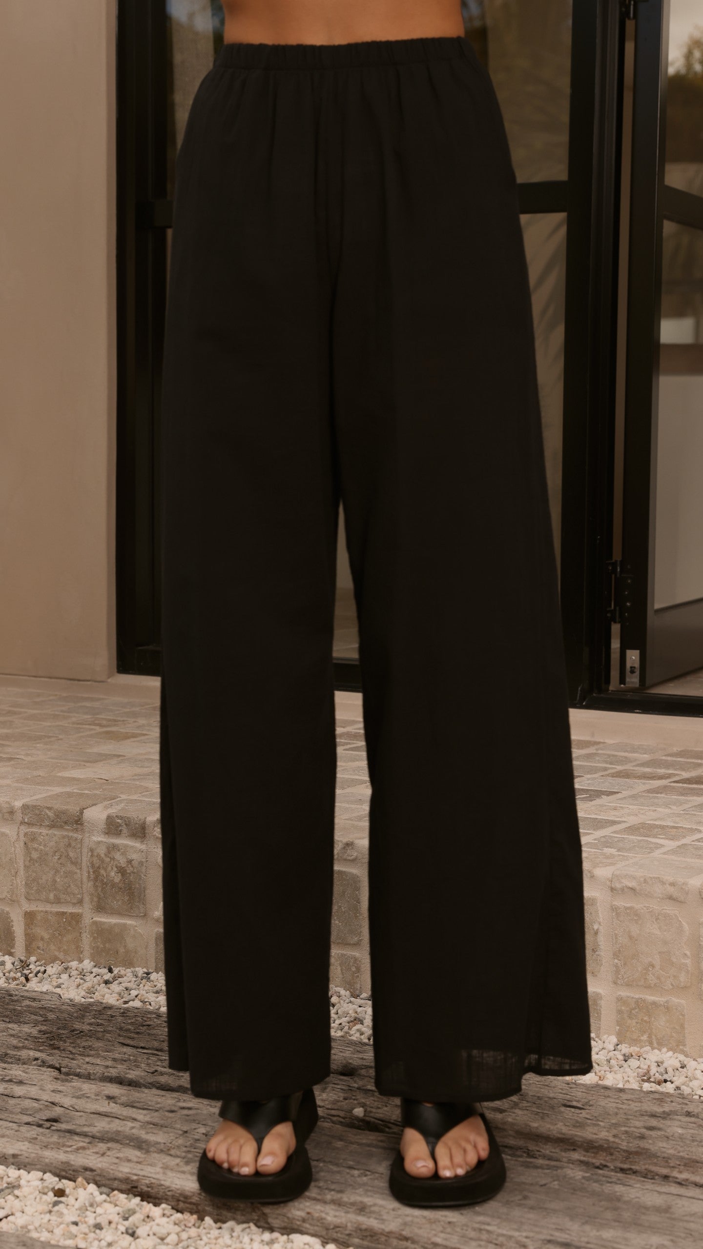 Maison Strapless Top & Pants Set - Black - Billy J