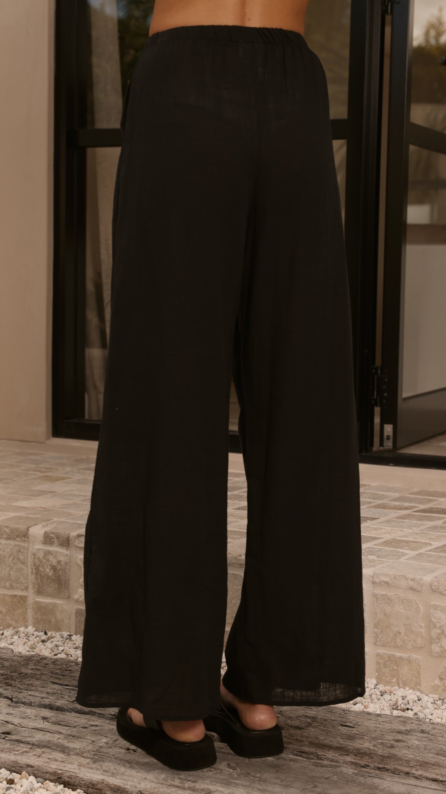 Maison Strapless Top & Pants Set - Black - Billy J