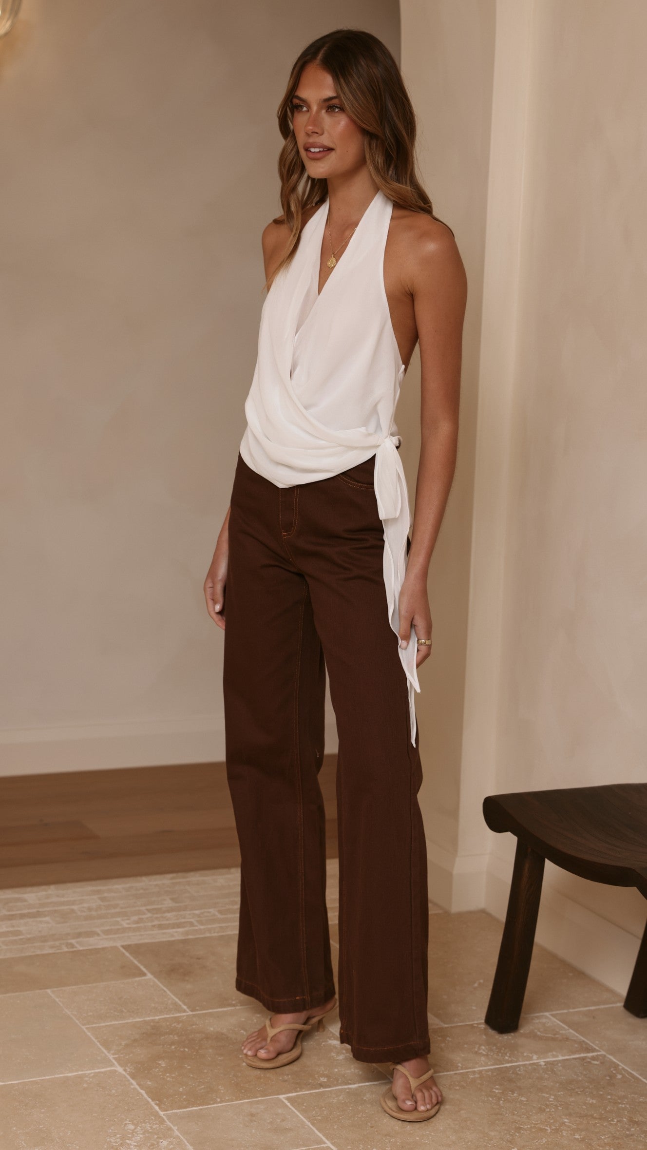 Badru Straight Leg Jeans - Chocolate Denim - Billy J